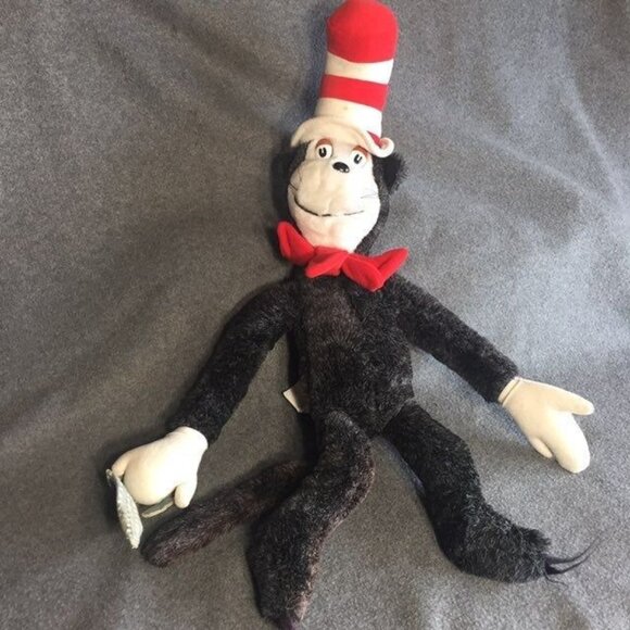 Vintage Dr Suess Cat in the Hat Stuffed Plushie Collectible - Picture 1 of 4